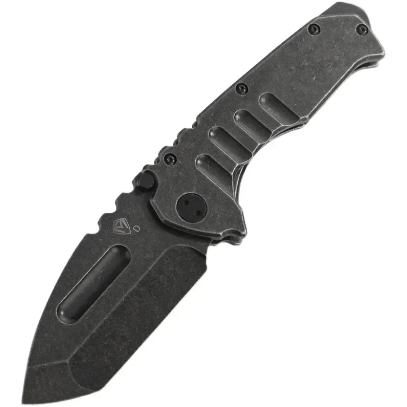 D2 Steel Heavy Duty Folding Knife Emergency Rescue Tool Camping Hunting Sharp Fruit Knife Outdoor Tactical Knife