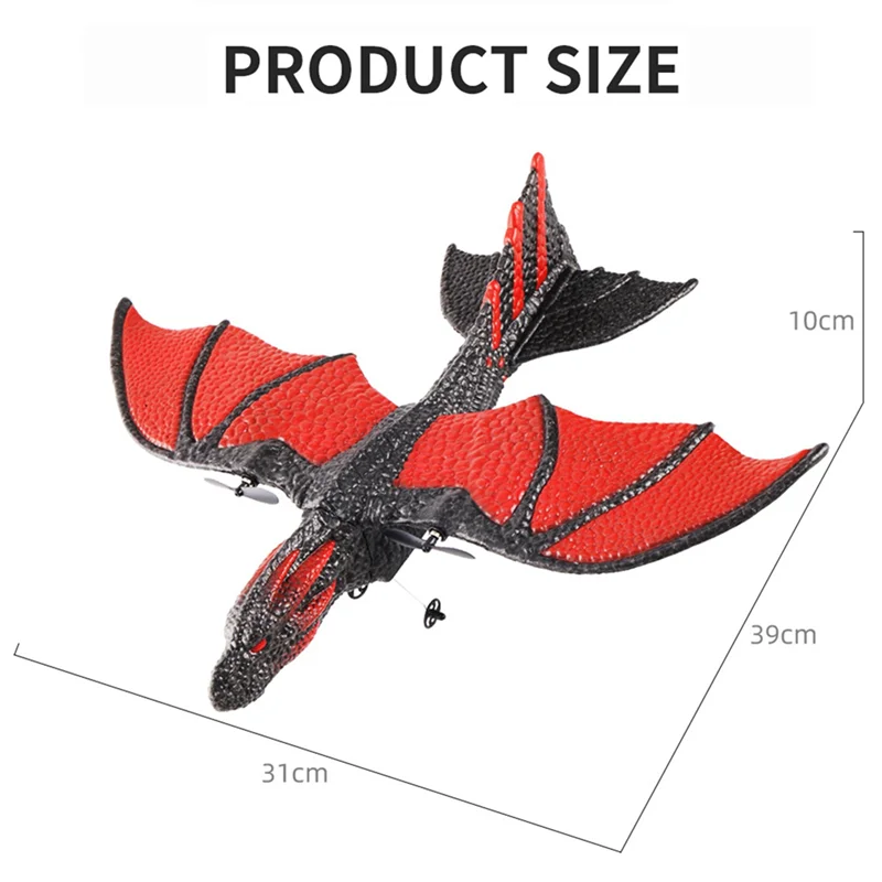 ABZZ-2X RC Plane 2.4G Simulated Flying Dragon Aircraft Remote Control Flying Model Glider Airplane EPP Foam Toys Gift