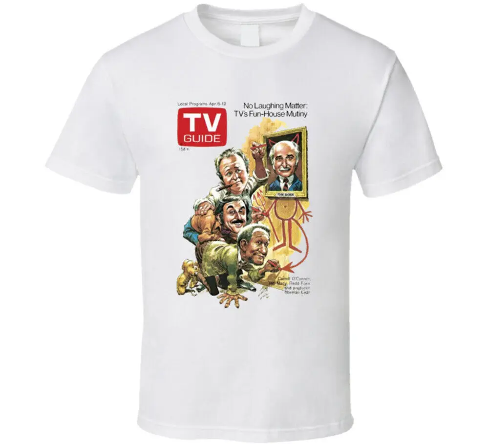 Camiseta da revista do show de comédia dos anos 70 e 80 da televisão