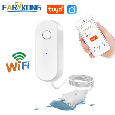 WiFi Water Leak Sensor and Alarm Earykong