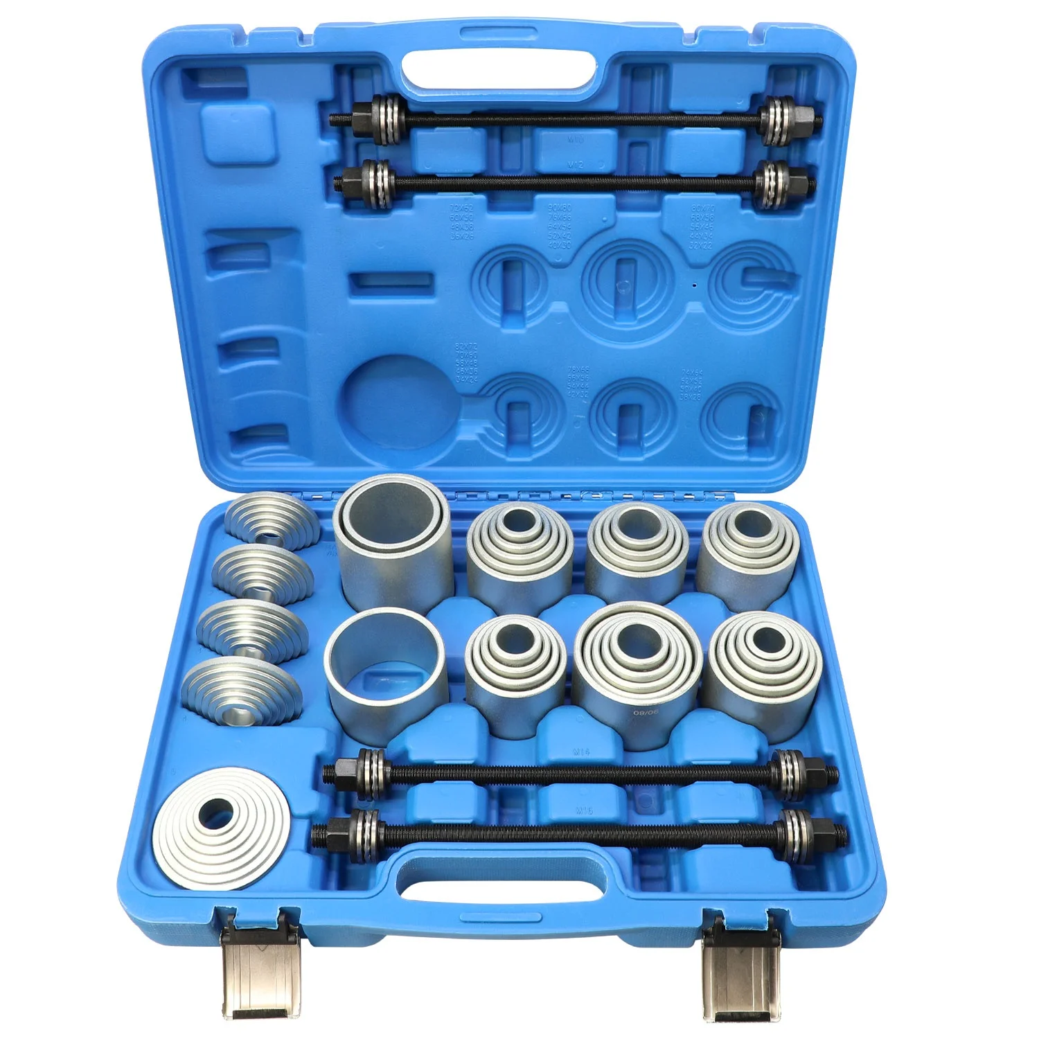 

39 PCS Universal Press and Pull Sleeve Kit Bush Bearing Removal Insertion Tool Set Bushing Remove and Install Tools