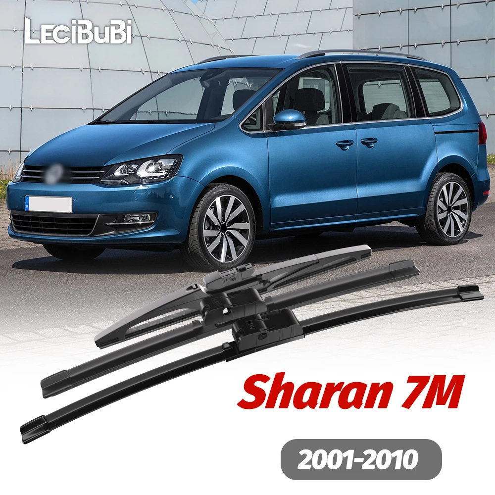 

1 комплект, щетки стеклоочистителя переднего и заднего стекла, дворники для VW Sharan 7M 2001-2010 2002 2003 2004 2005 2006, аксессуары