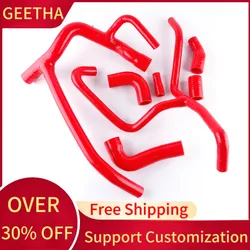 For 1999-2004 Land Rover Discovery 2 TD5 Silicone Radiator Coolant Full Complete Whole Set Pipe Tube Hose Kit