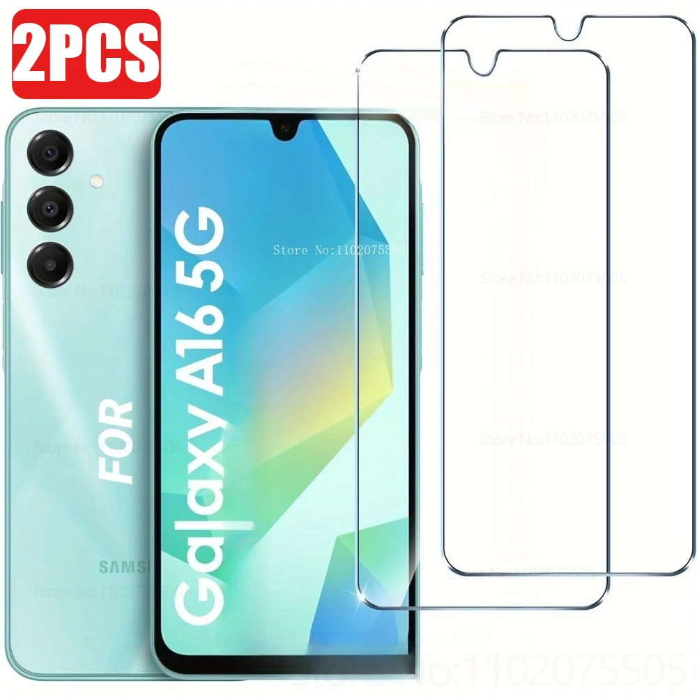 2PCS Clear HD Tempered Glass for Samsung Galaxy A17 A14 A15 A26 5G A07 A21 A05 A36 A35 A54 A56 A42 A71 A06 Screen Protector Film