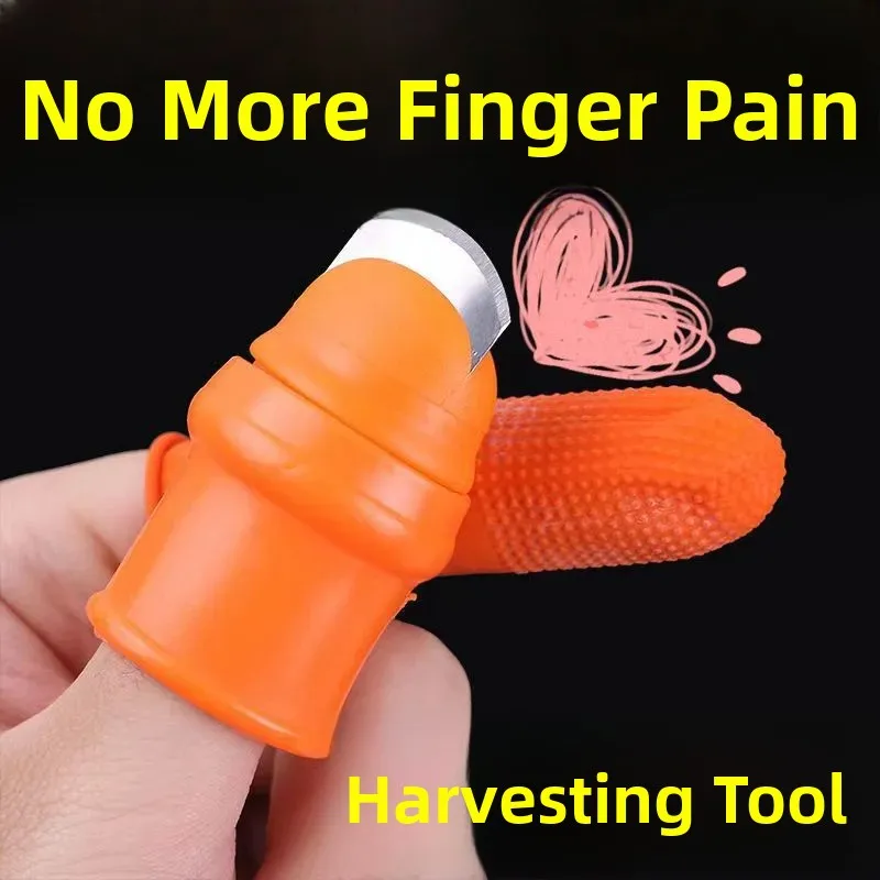 

Кухонный многофункциональный нож для большого пальца, пилинг чеснока, защитные перчатки для ногтей, инструмент для сбора ростков фасоли, инструмент для удаления перца