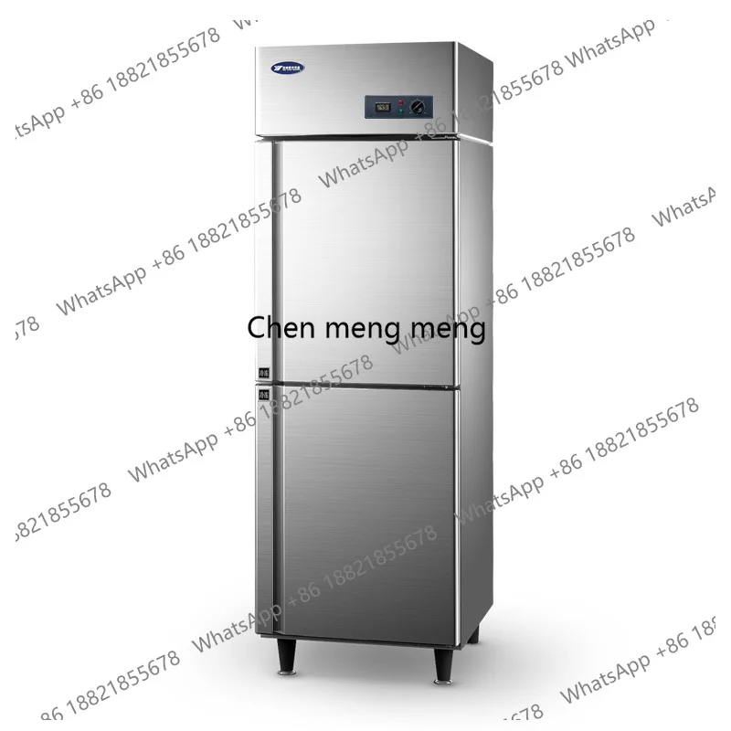 

Коммерческий вертикальный холодильник с двойной дверью, кухонная двухдверная морозильная камера, вертикальная морозильная камера для свежих продуктов