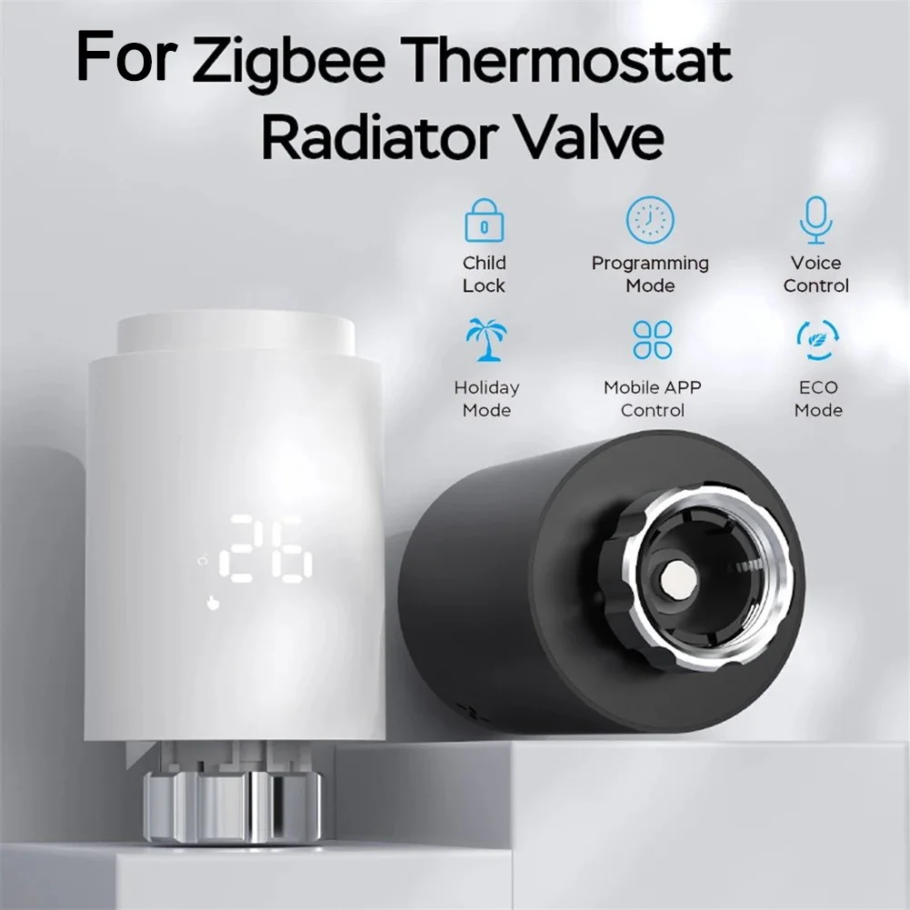 For Tuya For Zigbee Smart Thermostat Radiator Valve Programmable Thermostatic For Room Temperature Control
