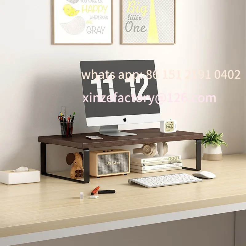 Customizable Hot 30/40cm Desktop Computer Heightening Shelf Home Office Storage Holders Rack Base Bracket Monitor Raising Stand