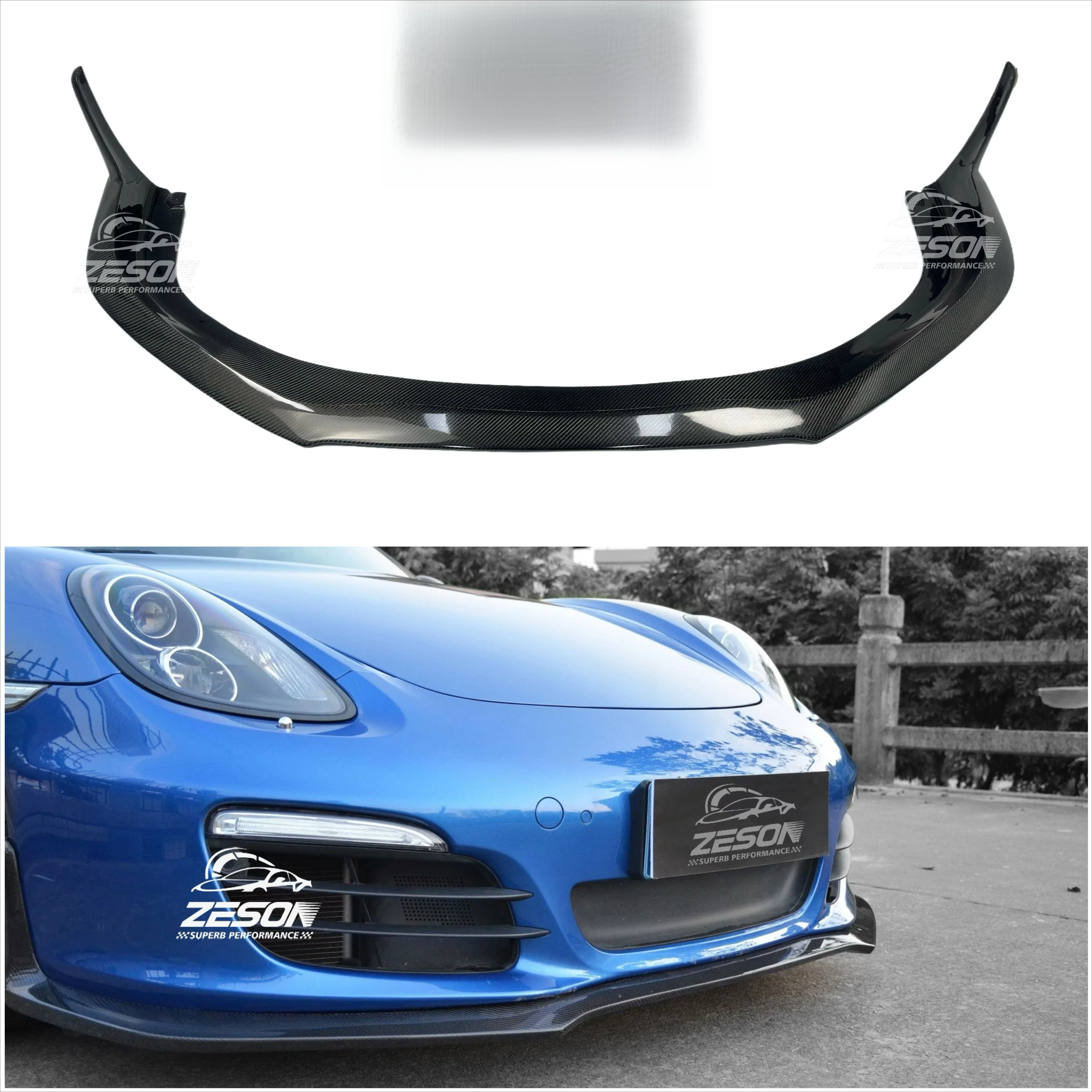 

High Quality Carbon Fiber Front Lips Front Splitter CMST Type for 718 981