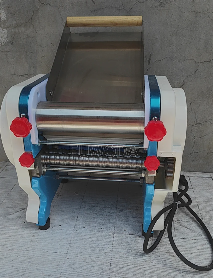 550W 110V 220V Automatic Commercial Electric Noodle Making Machine 20CM Roller Round Noodle Maker Machine