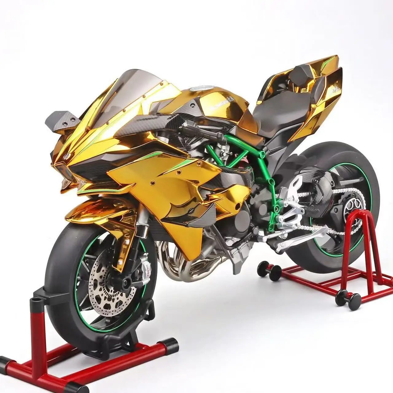 Kawasaki H2R Motorcycle 1/6 Scale Diecast Alloy Motorbike Collectable Toy Gifts for Children