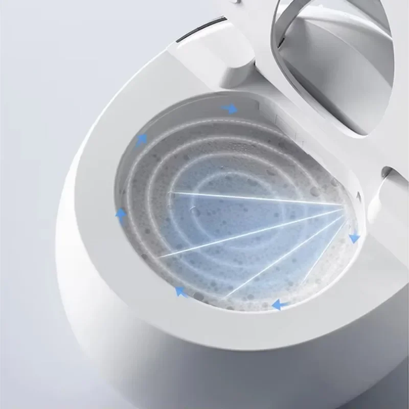 Floor Mounted Automatic Ceramic Smart Toilet Bowl