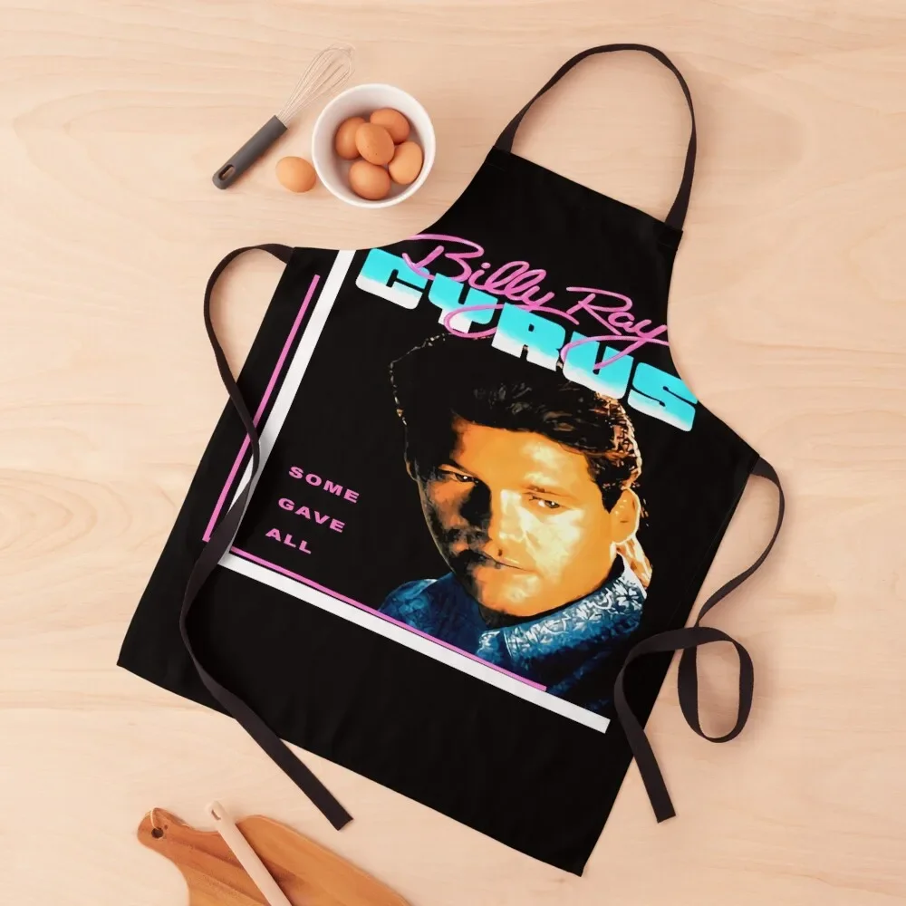 

1992 Billy Ray Cyrus Vintage Achy Breaky Heart Tour Apron kitchen girl for women halloween christmas 2025 Women Kitchen'S Apron