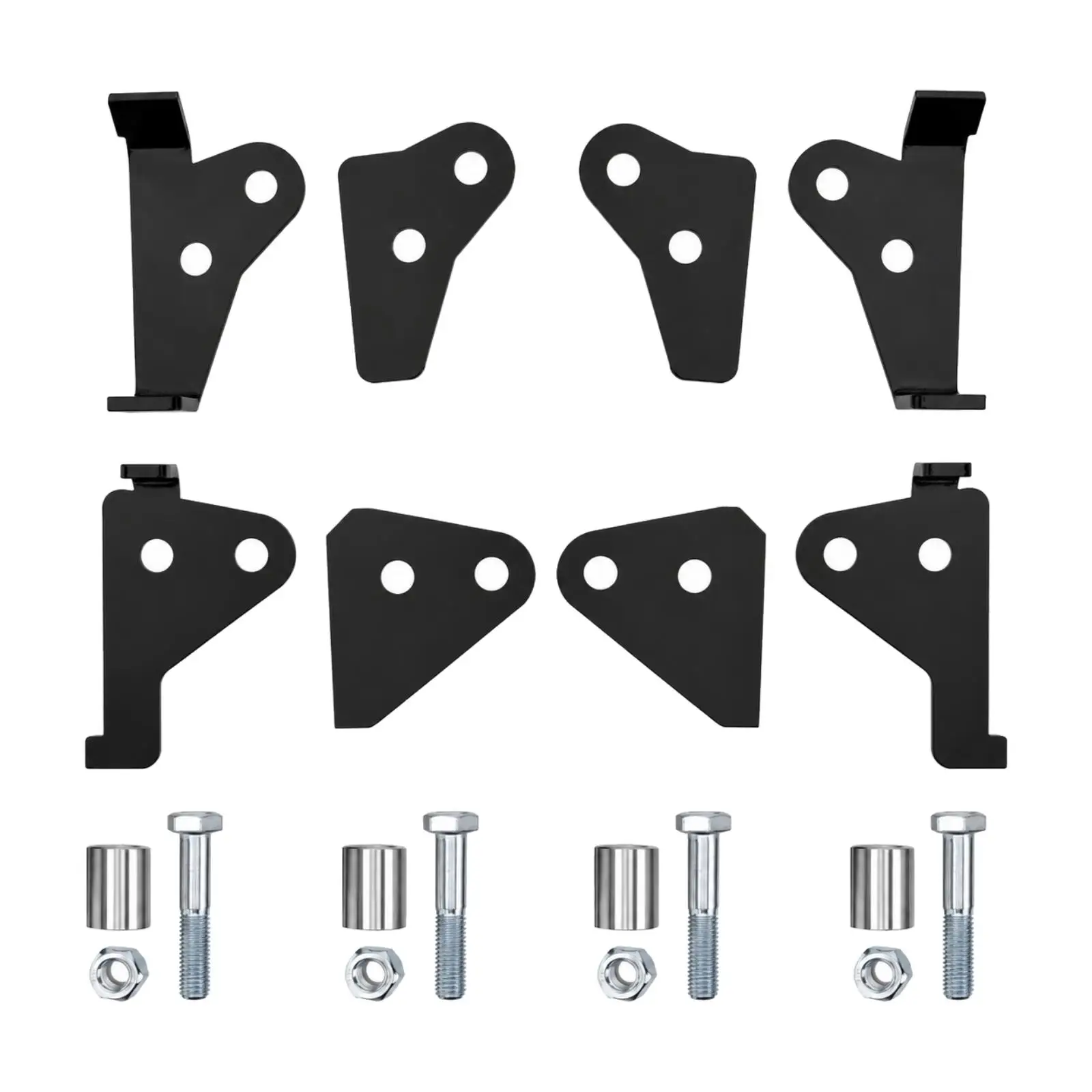 Bolt-on UTV Lift Kit Easy Installation 2-Inch Rear Lift Kit with Mounting Hardware Ground Clearance Boosting for Trail Riding