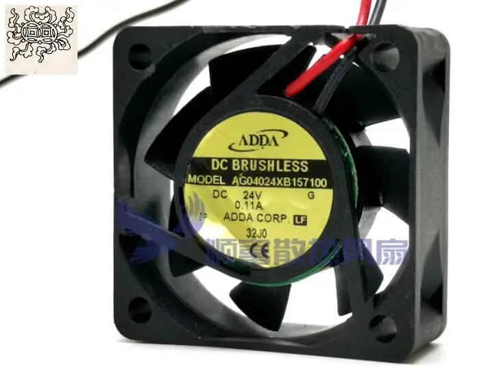 

Ltsf For ADDA AG04024XB157100 DC 24V 0.11A 40x40x15mm 2-Wire Server Cooling Fan