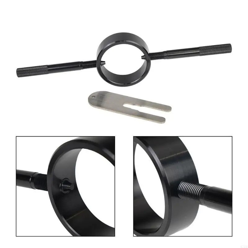 M76E Portable Motorcycle Fork Spring Compressor Tool set Suspension Maintenance Tool for Quick & Safe Fork Maintenance Tasks