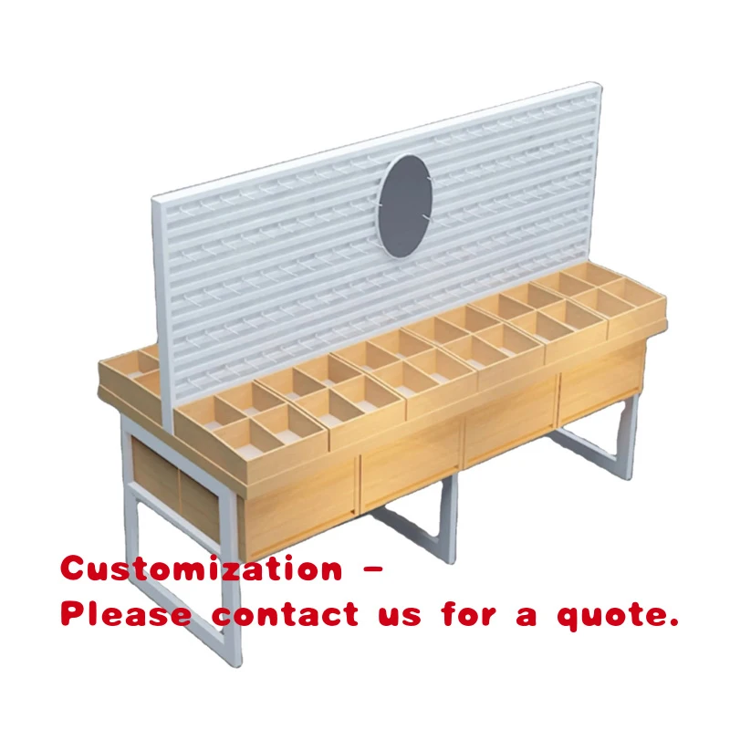 custom.Miniso Style Table Jewelry Display Rack