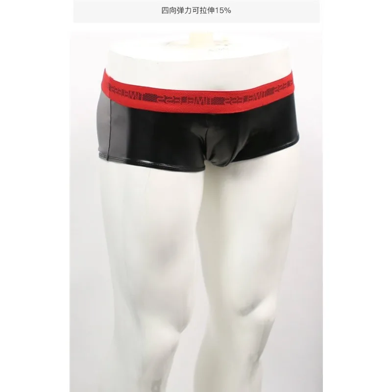 boxer-en-latex-grande-taille-pour-homme-taille-elastique-bas-rose-sous-vetement-de-scene-doux-flexible-et-confortable