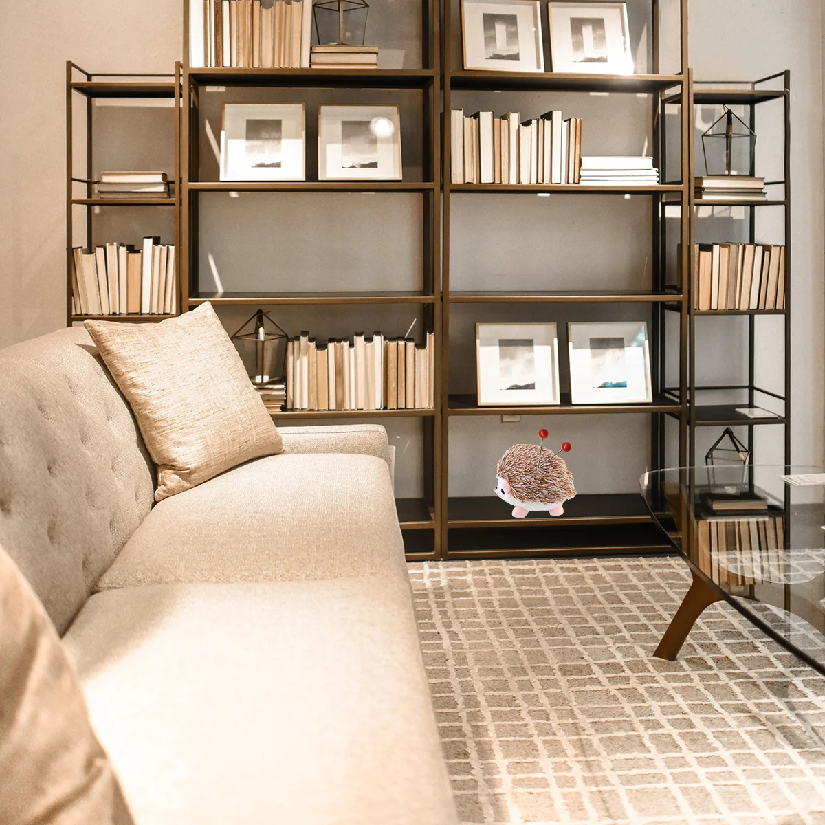 

2pcs Hedgehog Pin Cushion For Sewing Lovely Fabric Needle Pincushion Craft Patchwork Holder Practical Diy Tool Decor