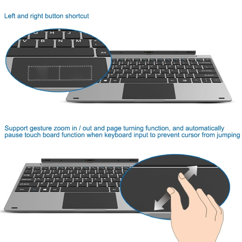 Imagem -04 - Teclado Tablet Docking Magnético para Ezpad Teclado pc com Touchpad para Ezpad e Ezpad Pro 8