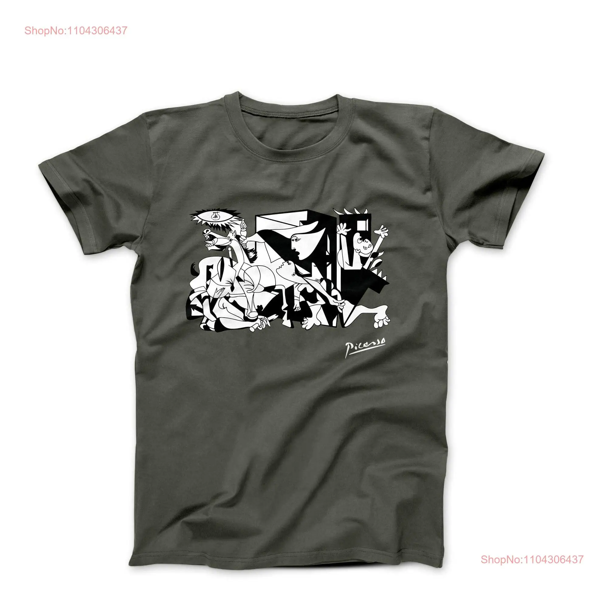 Pablo Picasso Guernica 1937 Artwork T Shirt long or short sleeves