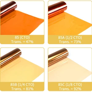 CTO -Beleuchtungsgele für Fotografie, Fotogelfilter, roter Kopfstrobe, Orange Serie Lantern, 50 x 40 cm 8 Hauptverkauf Gelatine für die Beleuchtung - №3