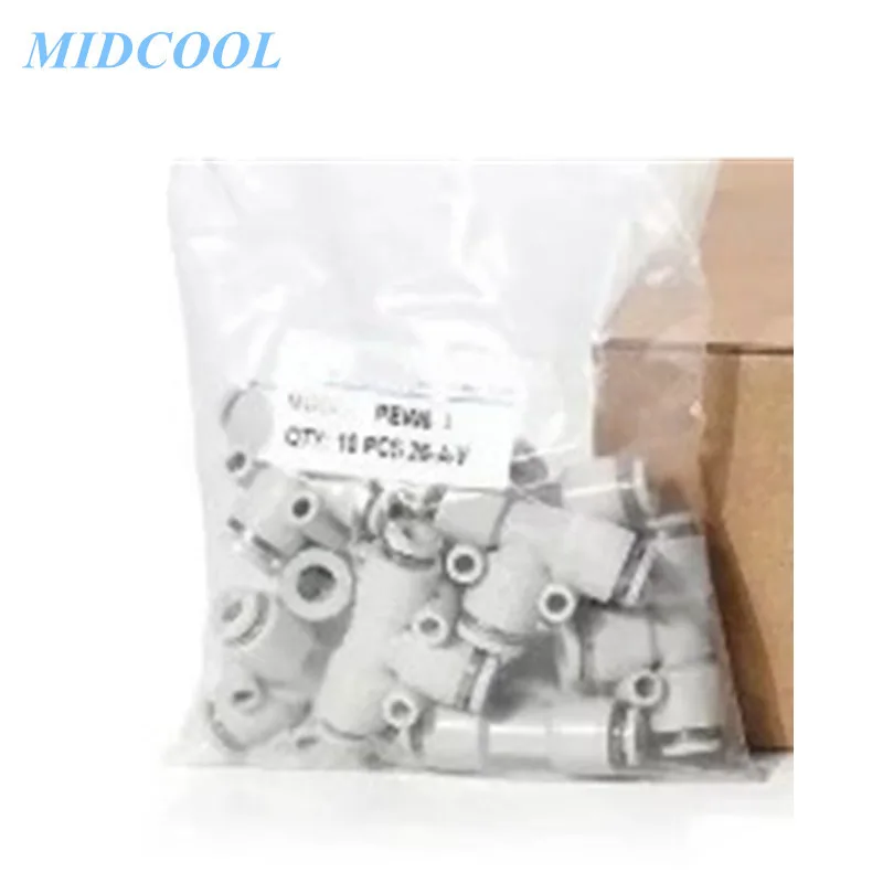One-Touch Fitting PEW Series PEW6-4 PEW8-6 PEW10-8 PEW12-10 Tube-tube Type Different Diameter Tee