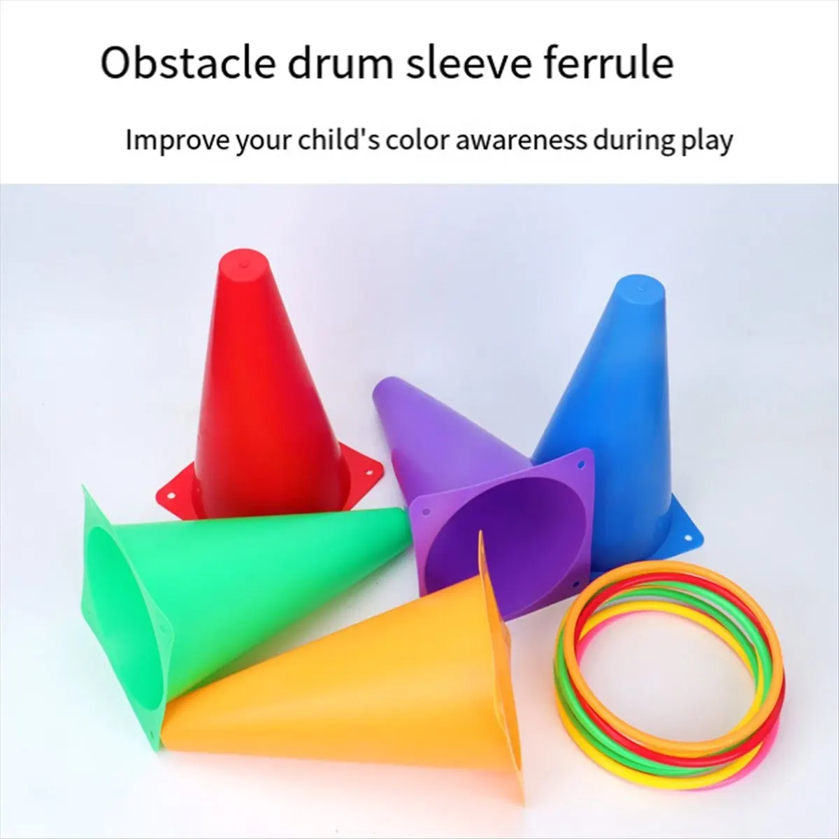 Component Children'S Fun Ring Throwing Game Outdoor Throwing Plastic Circle Parent-Child Interactive Competition Sense Training