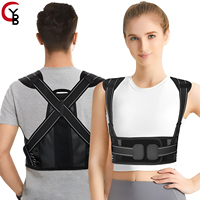 Back support posture correction strap with breathable invisible corrector adjustable for correcting hunchback correction strap