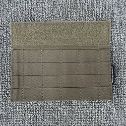Panel frontal táctico MOLLE para chaleco, bolsa colgante principal