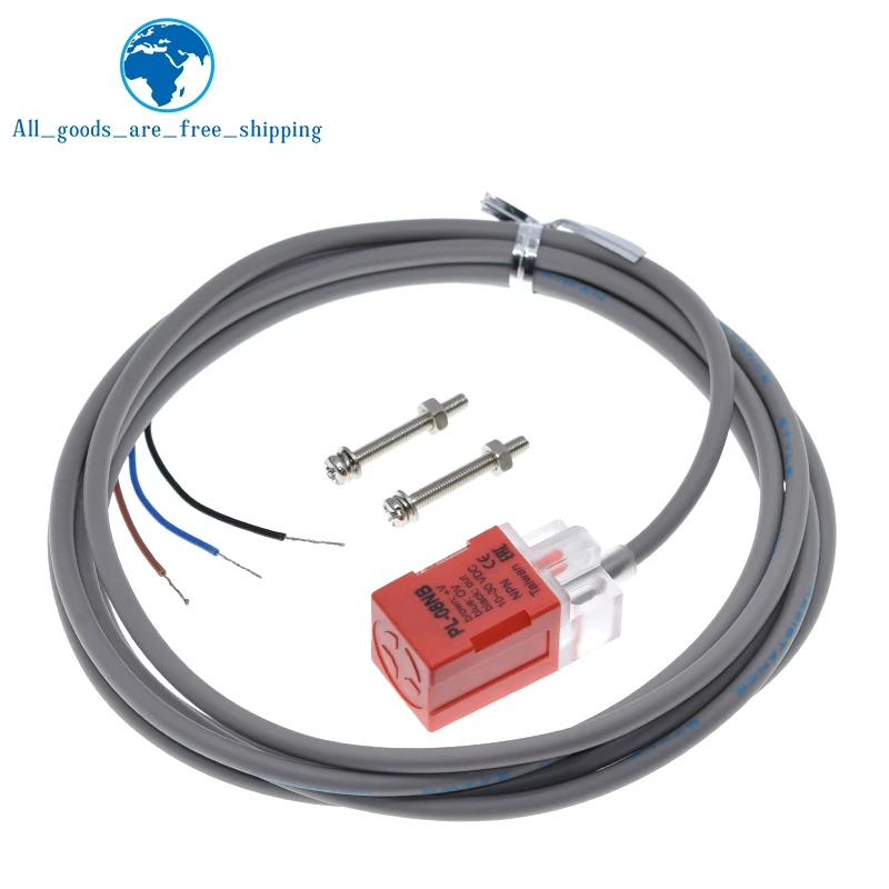 

1/3 шт. PL-08N2 8 мм индуктивный датчик приближения NPN NC в корпусе-кубе, с защитным экраном, для Arduino (аналог LP08)