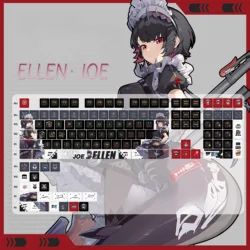 Zenless Zone Zero Impact Ellen Joe Keycaps Cherry Profile PBT Dye-Sub Mechanical Keyboard Keycap Victoria Housekeeping Keycap