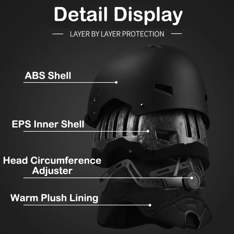 남녀공용 전문 스노우보드 헬멧, 겨울 스노우 아이스 스케이팅, 신상 스키 헬멧, 야외 스포츠 안전, 따뜻한 스노우 헬멧