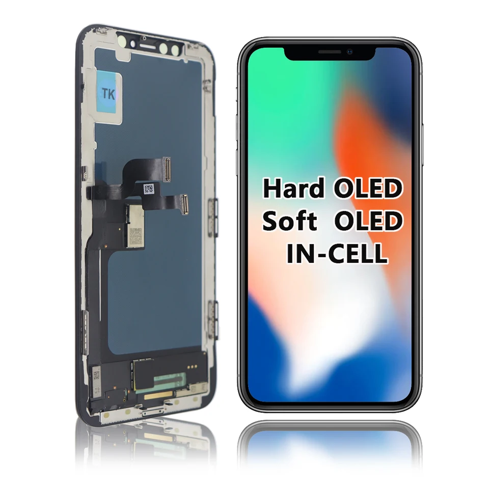 AAA+++ OLED For iPhone X XR XS Max Incell For 11 12 Pro Max 13 Mini 14 Plus LCD Display Screen With 3D Touch Digitizer Assembly