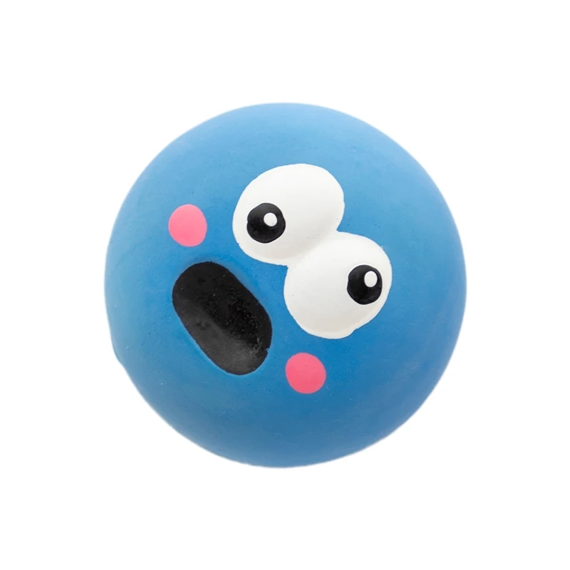 Dog Chew Squeak Balls Soft Safe Rubber Ball for Puppy for Play Traini