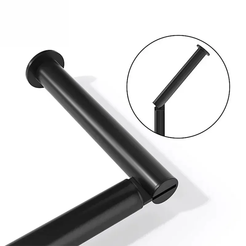 Bathroom Paper Towel Holder Stainless Steel Floor Standing Toilet Paper Holder Hole-less Bathroom Floor Standing Shelf