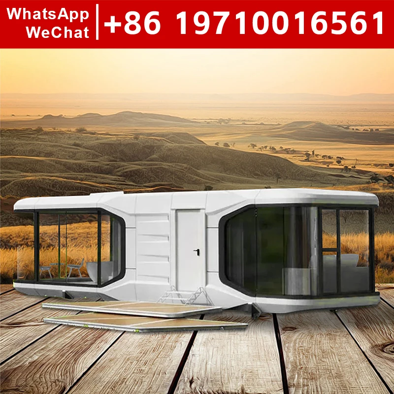 Custom Space Capsule Mobile Hotel Prefabricated Modular Container House