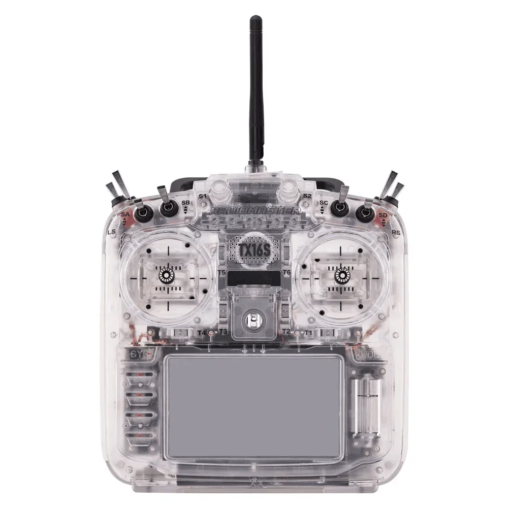 

RadioMaster TX16S MKII FCC Радио Прозрачная версия MCK Edition ELRS M2 sticky360 наконечники кардана 16CH RC FPV Racing dr one