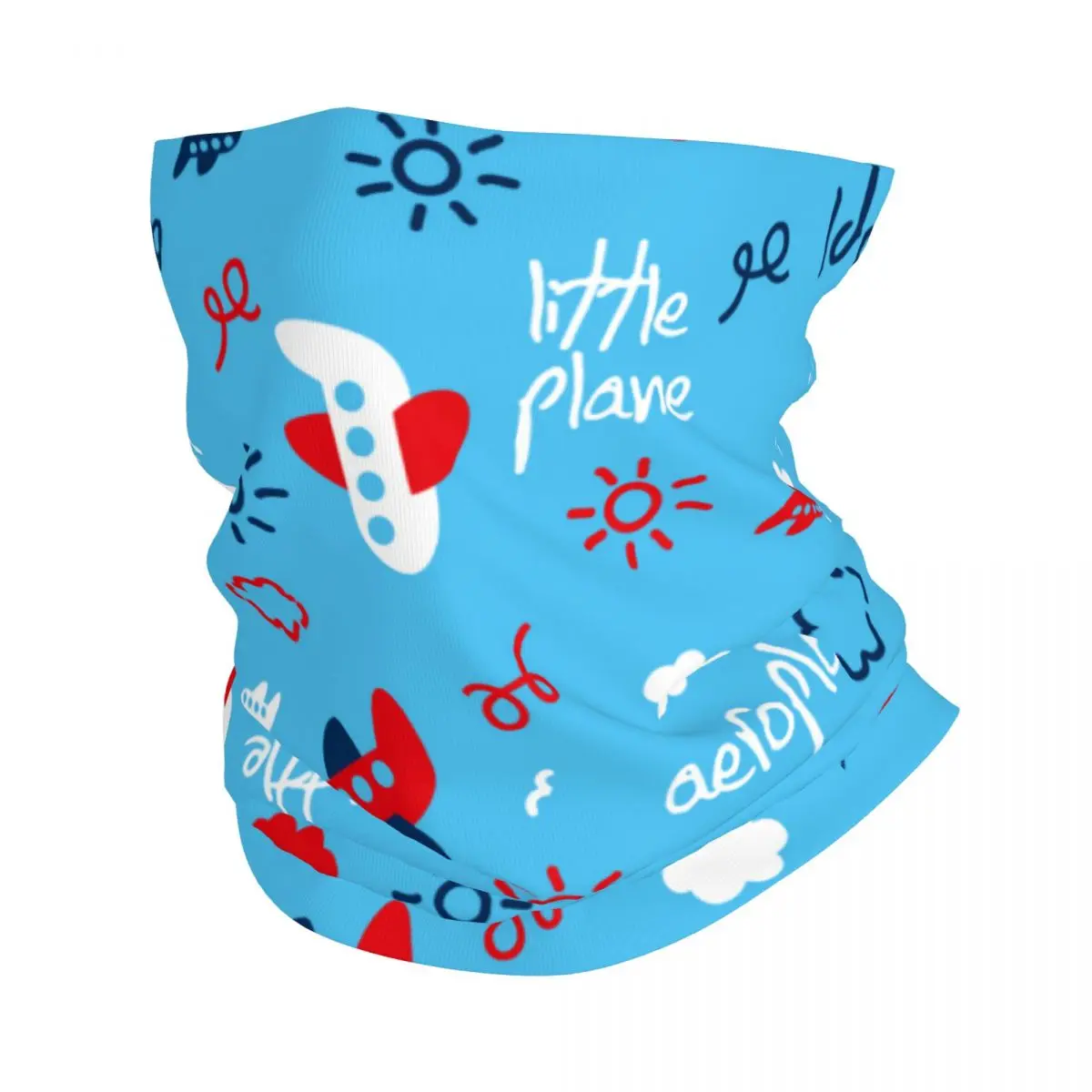 

Cartoon Planes Bandana Neck Gaiter Printed Balaclavas Face Scarf Multi-use Headband Fishing Unisex Adult Windproof