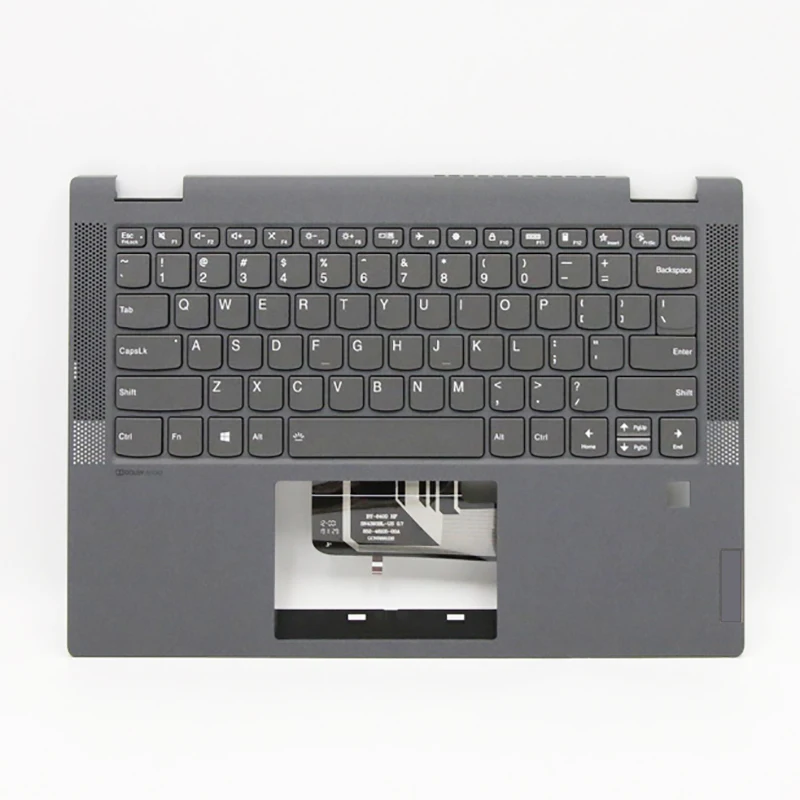 Imagem -04 - Tampa Superior do Descanso de Palma para o Portátil Teclado Backlight Shell Case Lenovo Flex 514iil05 5cb0y85490 5cb0y85458