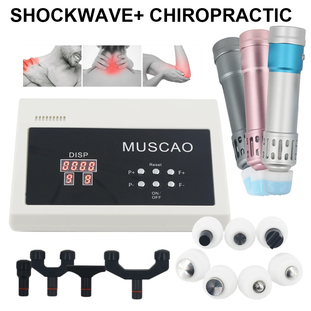 Professional Shockwave Machine Deep Tissue Percussion Body Relax Muscle Pain Relief Massager Extracorporeal Shock Wave