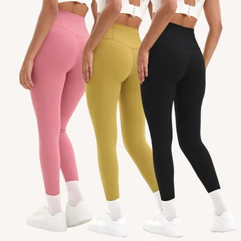 Leggings de yoga taille haute pour femmes, pantalons de fitness, de course à pied, de cyclisme, respirants, vêtements de sport, d'entraînement, d'été
