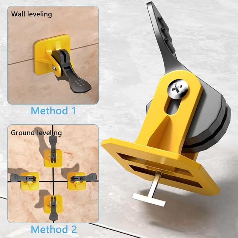 1100PCS Tile Leveling Device Set Tile Leveler Level Wedges Tile Spacers for Flooring Wall Tile Spacer Tile Leveling System Tools