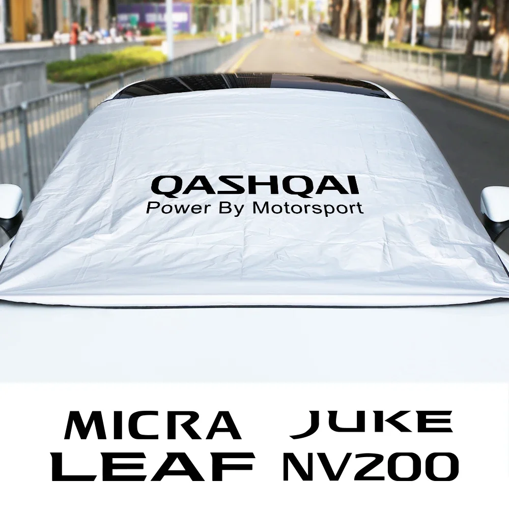 For Nissan Qashqai J11 J10 Juke Leaf Micra 370Z NV200 350Z Livina Auto Accessories Car Sun Shades Covers Windshield Sunshades