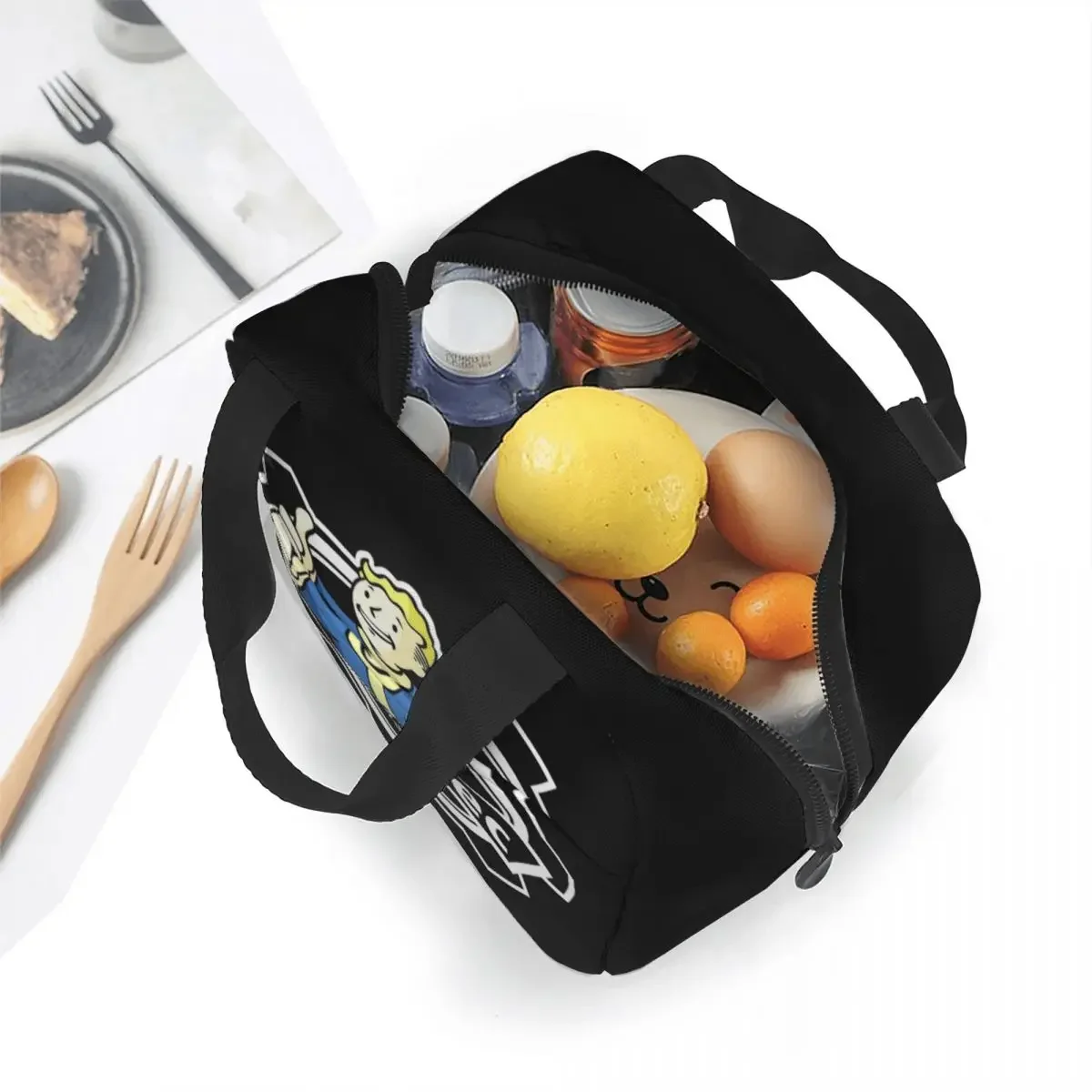 Fallouts Industries Insulated Lunch Bags Thermal Bag Meal Container Large Tote Lunch Box Food Bag School Picnic