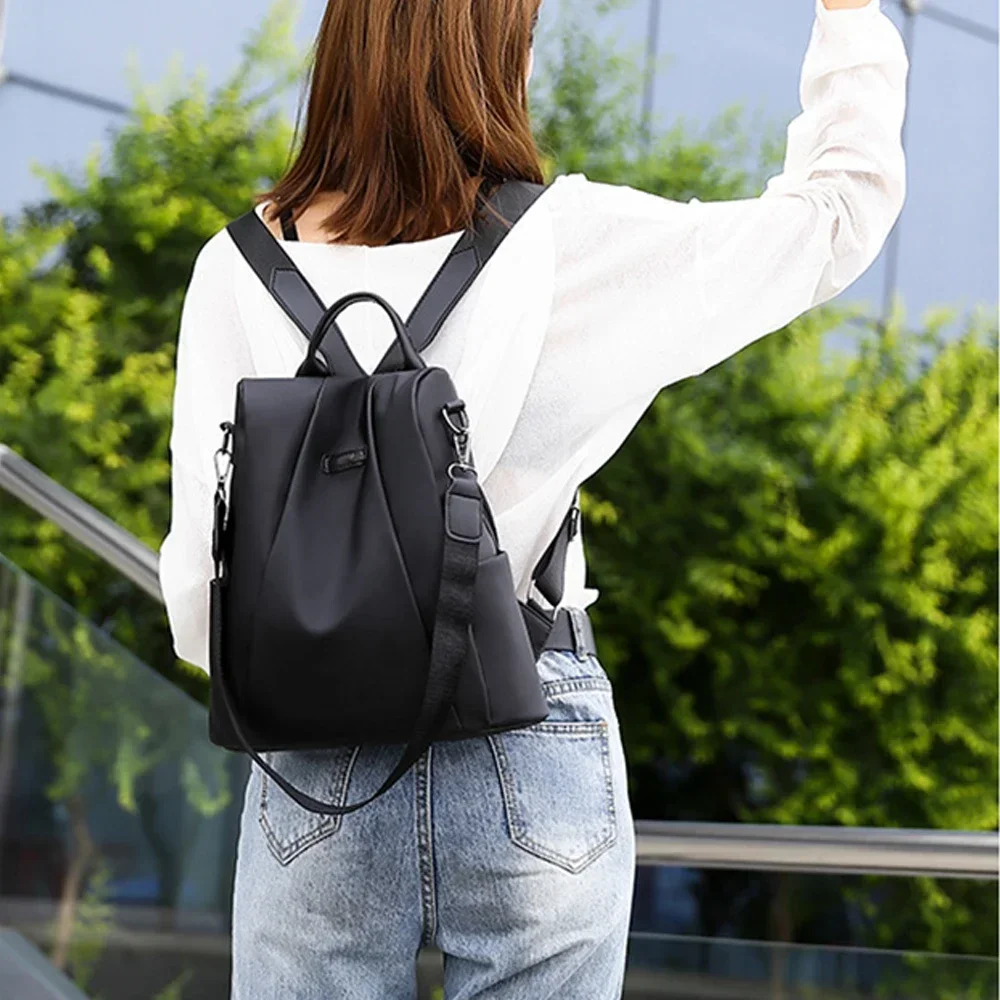 korean dongdaemun 2025 New Fashionable Travel waterproof Versatile Canvas Student  Oxford Cloth Backpack back to school unisex