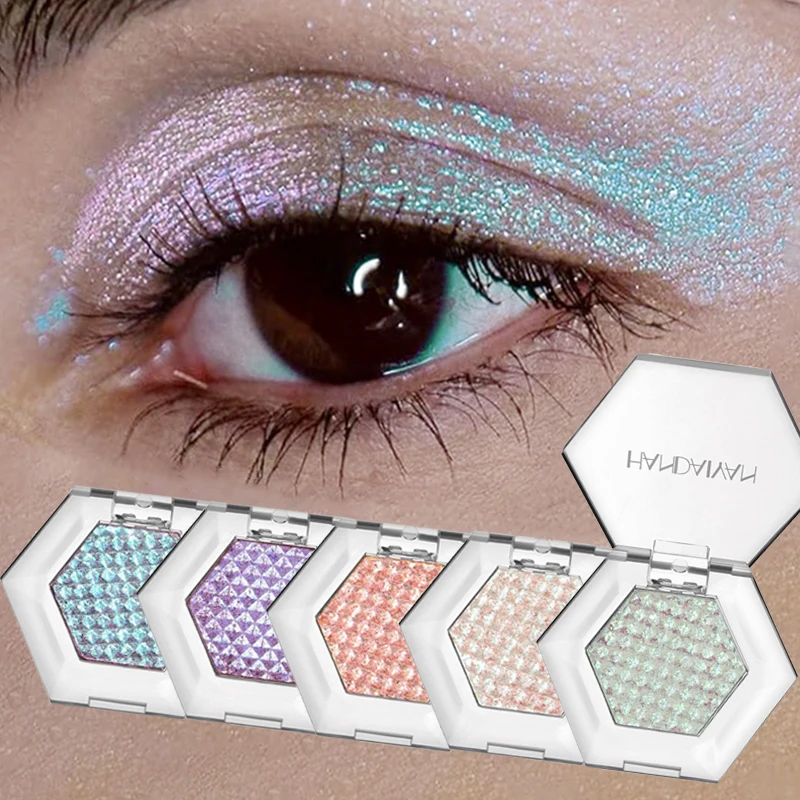 الحرباء بريق عينيه جديد 5 ألوان لامع تمييز متعدد الألوان طويلة الأمد ظلال العيون مستحضرات التجميل ماكياج للنساء