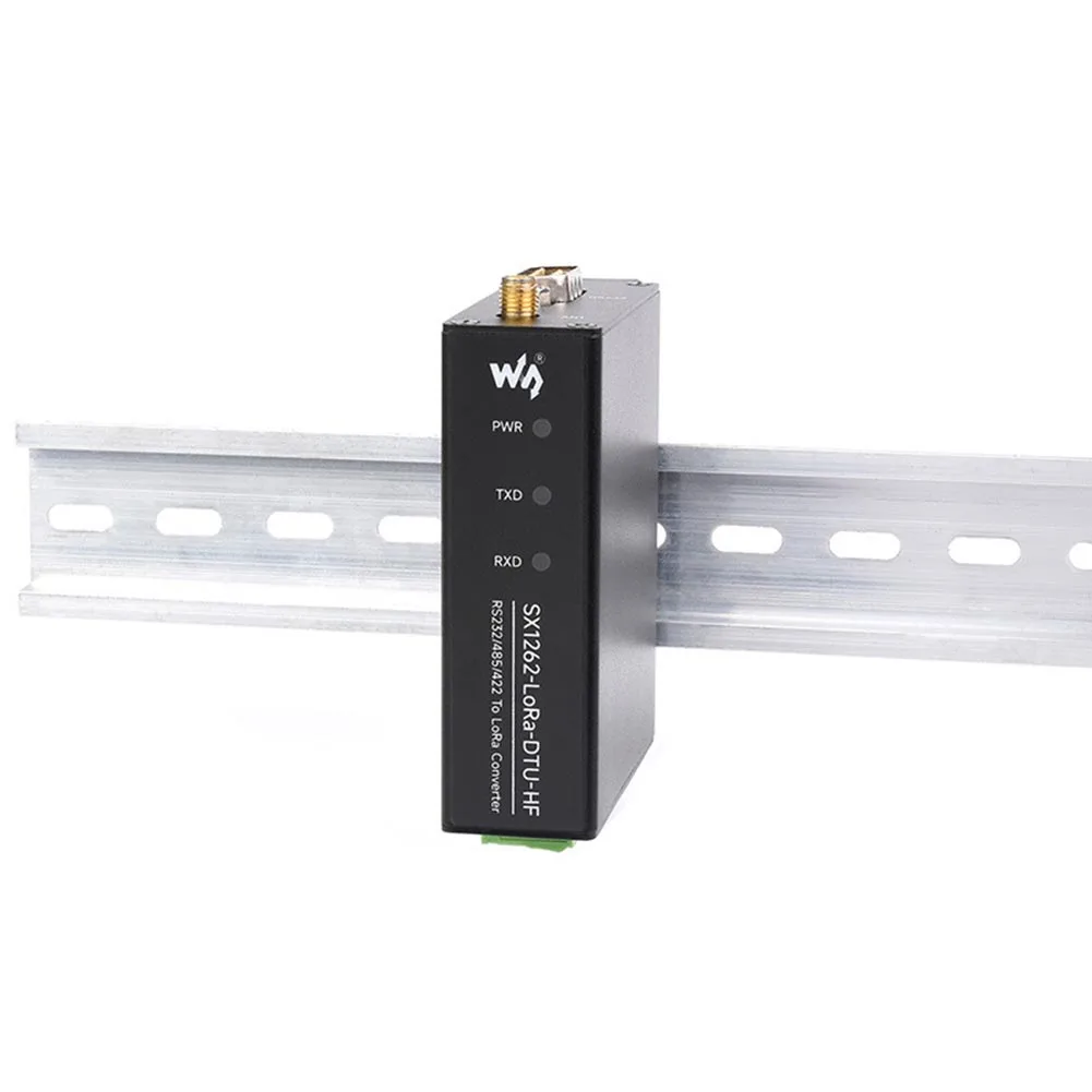 SCLS  SX1262-LoRa-DTU-HF 850-930MHz Guide Rail LoRa Data Transmission Terminal DTU RS232/RS485/RS422 to LoRa for Sub GHz HF