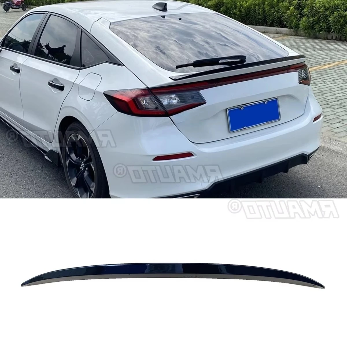

For Civic Integra Car Rear Roof Spoiler Wing Car Accessories Exterior Part For Honda Civic Integra 11th gen Hatchback US Version