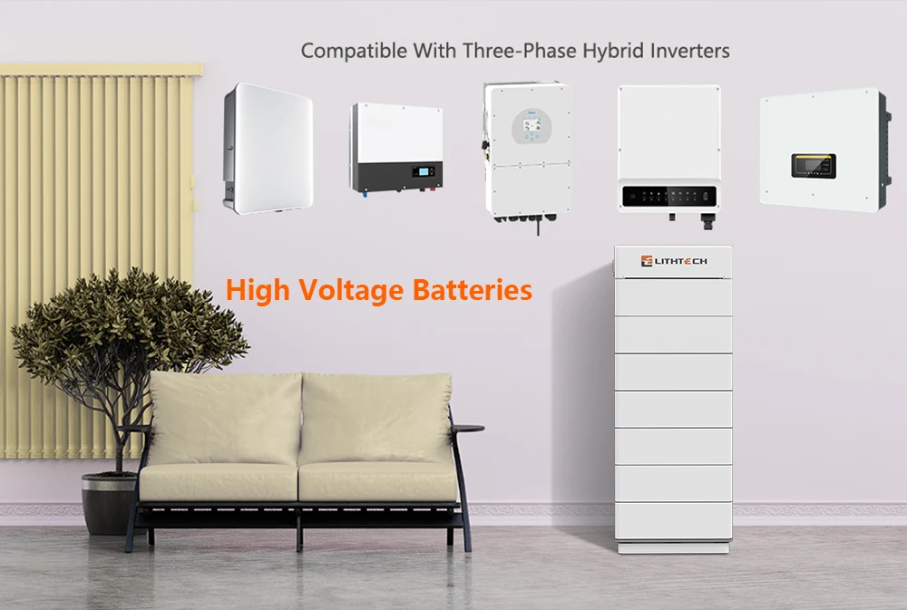 DDP Schneller Versand 10kWh 15kWh 20kWh Ground Eco HV Solarbatterie 200V 400V BYD Sungrow Goodwe Growatt Smart kompatibler Akku